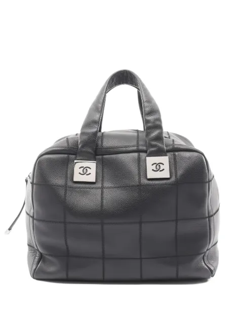 CHANEL Pre-Owned 2003-2004 leather handbag Black 10454238544730