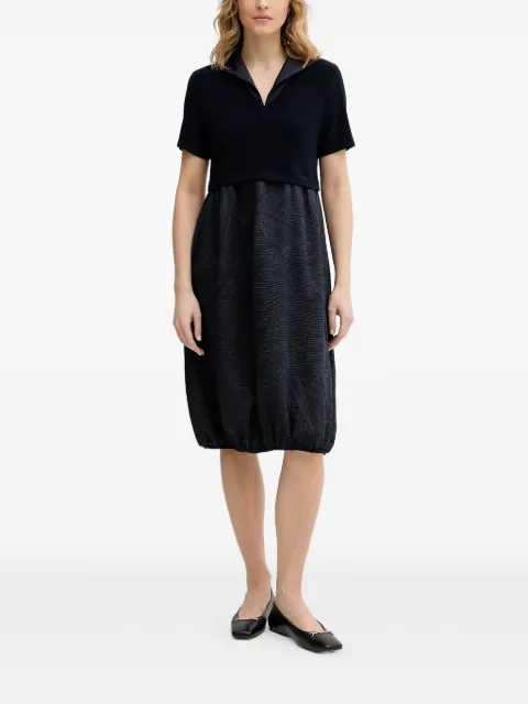 Joseph Ribkoff V-neck patterned dress Blue 261016