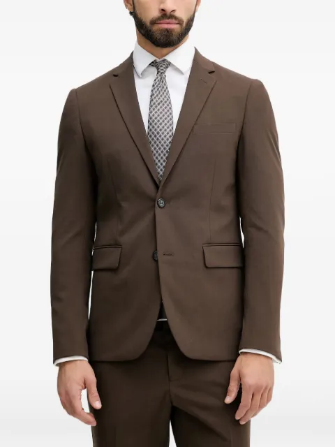 Lindbergh button flap suit Brown 3061040