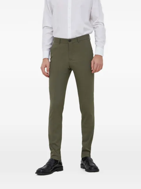 Lindbergh button slim suit Green 3061040