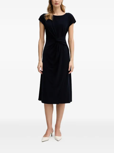 Joseph Ribkoff twisted dress Blue 261146