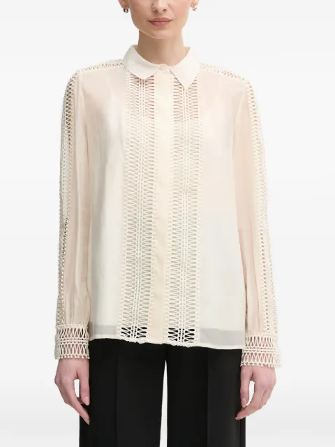 Marc Aurel laddered shirt Neutrals 6285101093403