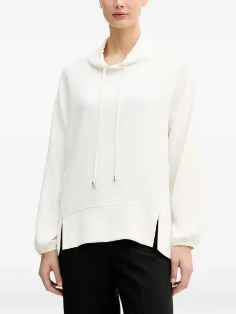 Joseph Ribkoff drawstring hoodie White 261604