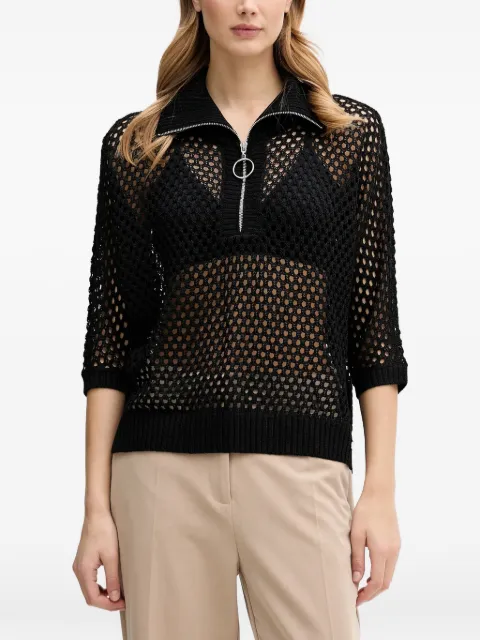 Joseph Ribkoff half-zip sweater Black 261634