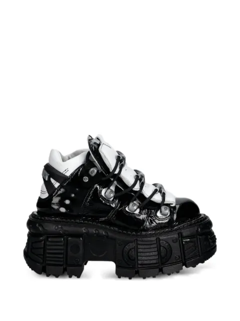 NEW ROCK platform metal detail sneakers Black M106S119