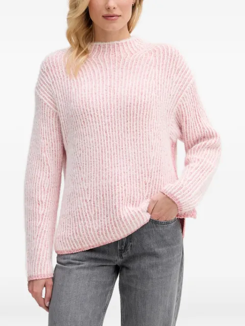 OUI textured knitted sweater Pink 96103