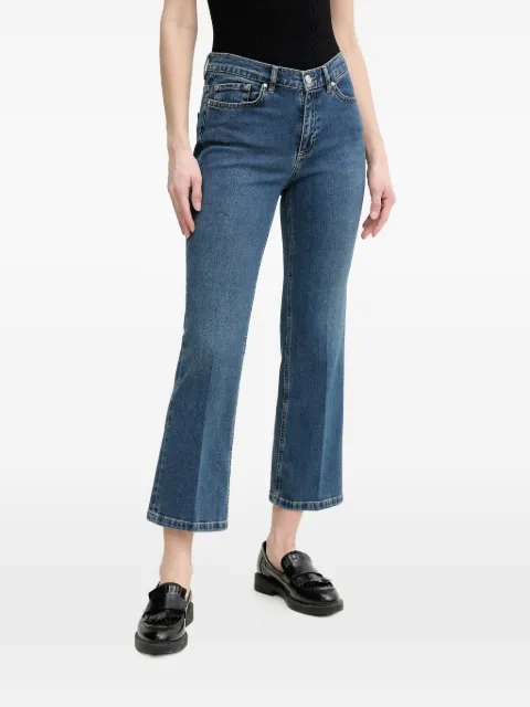 OUI blue cropped jeans Blue 92288