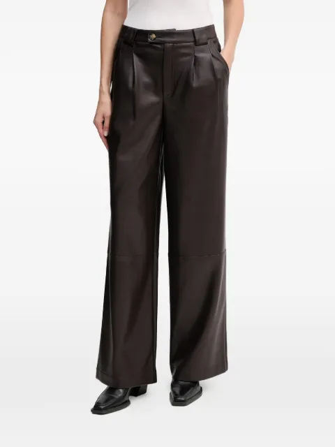 OUI pleated trousers Brown 85735