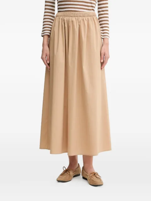 OUI elasticated maxi skirt Neutrals 93841