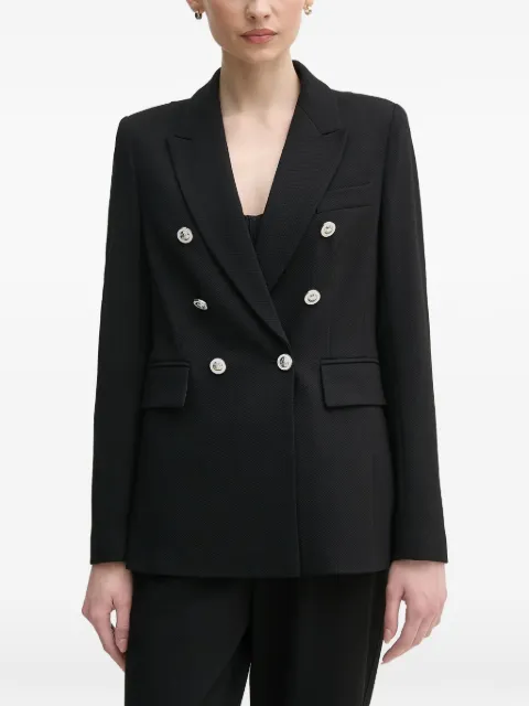 Marc Aurel button double-breasted blazer Black 3903702093391