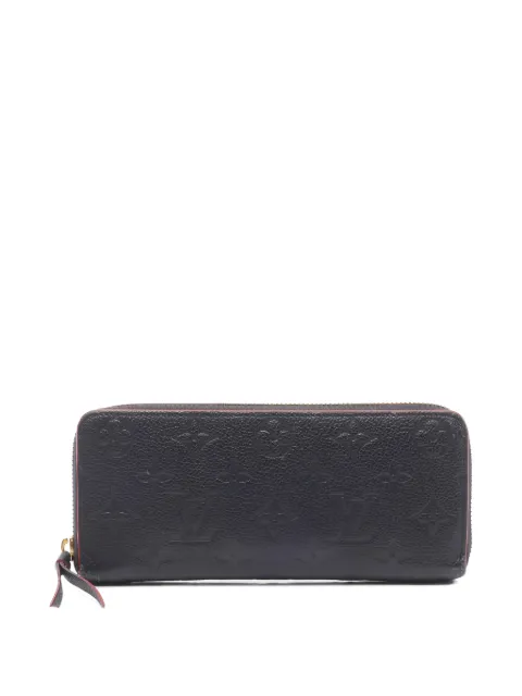 Louis Vuitton Pre-Owned 2021 debossed-monogram leather wallet Blue 1045473