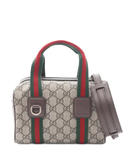 Gucci Pre-Owned 2020s Mini GG Supreme leather handbag Neutrals 1045081