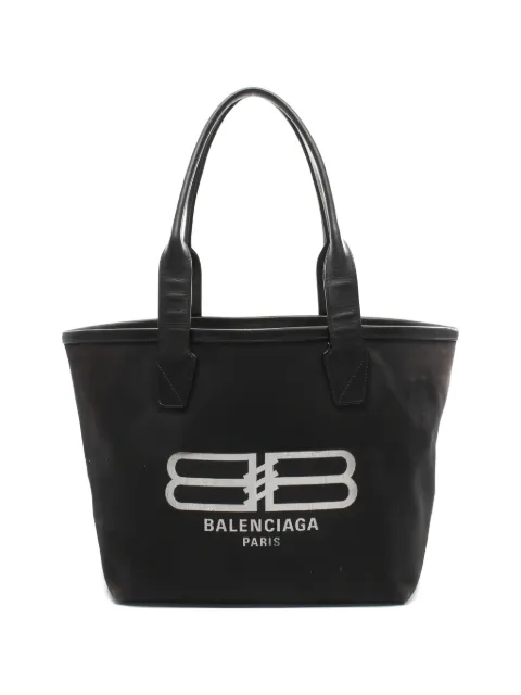 Balenciaga Pre-Owned jumbo canvas tote bag Black 1041563