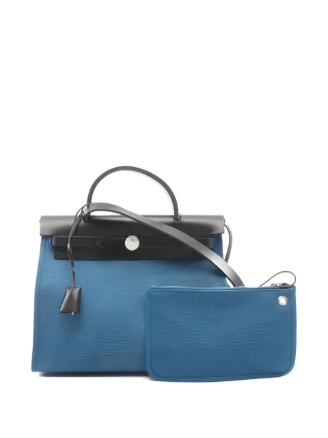 Hermès Pre-Owned PM 2017 Herbag tote bag Blue 1045718A