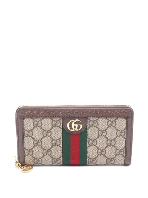 Gucci Pre-Owned Ophidia GG-Supreme wallet Brown 1045684