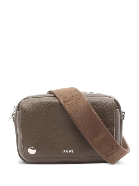Loewe Pre-Owned Pebble leather messenger bag Brown 1045052