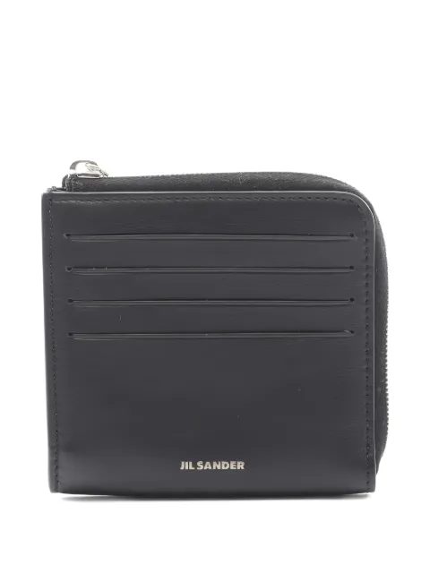 Jil Sander Pre-Owned 2020s leather card case Black 1044860