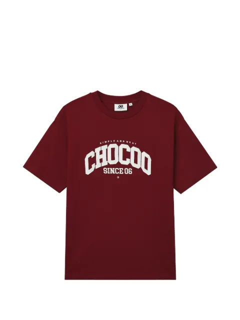 CHOCOOLATE logo T-shirt Red B1XTEW01056X