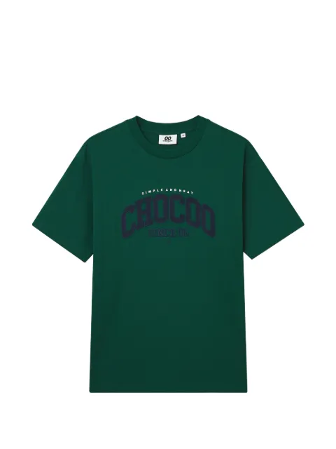 CHOCOOLATE embroidered T-shirt Green B1XTEW01056X
