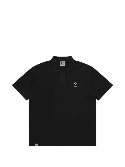 AAPE BY *A BATHING APE® logo-detail polo shirt Black APO1806XXQ