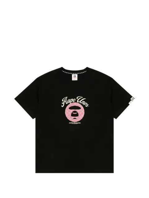 AAPE BY *A BATHING APE® graphic-print T-shirt Black ATE1901XXQ
