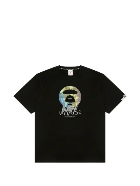 AAPE BY *A BATHING APE® graphic-print T-shirt Black ATE1838XXQ