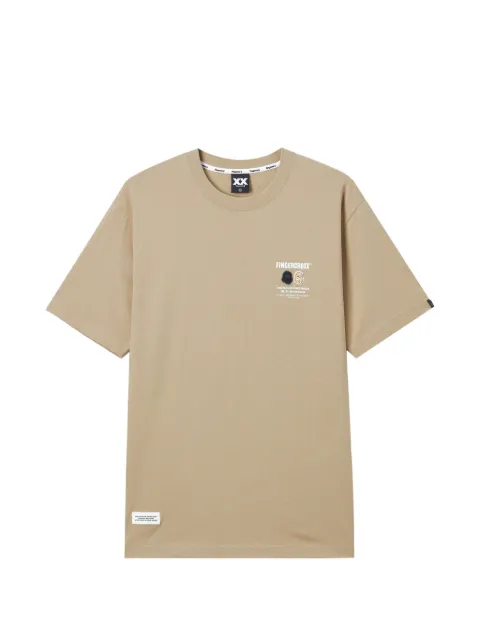 FINGERCROXX logo-print T-shirt Neutrals FFXTEM01309X