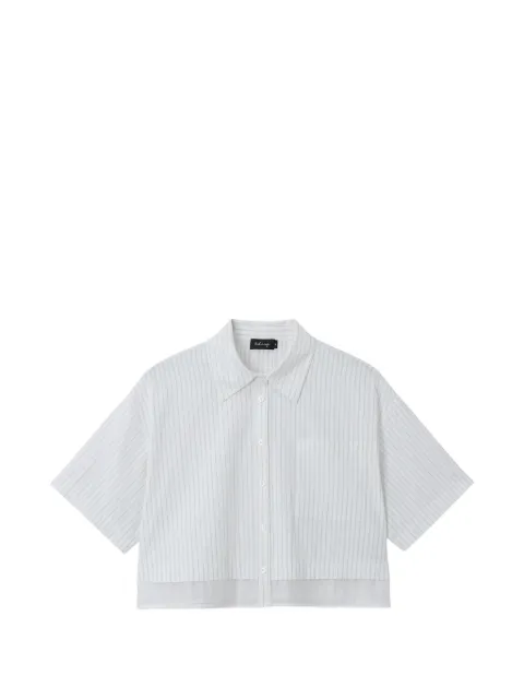 tout a coup striped shirt White M117AS6