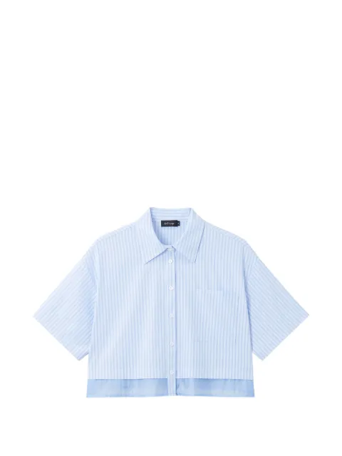 tout a coup striped layered shirt Blue M117AS6