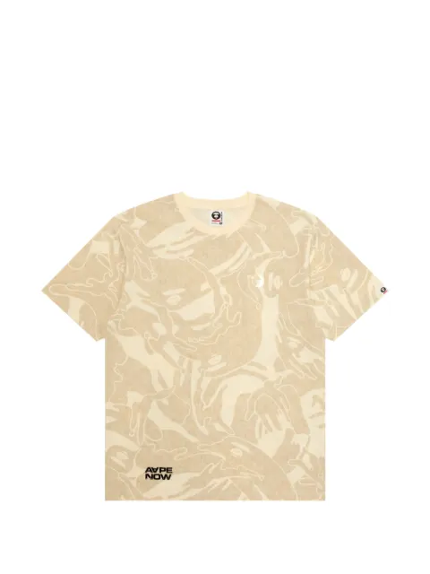 AAPE BY *A BATHING APE® camouflage-print T-shirt Neutrals ATE1812XXQ