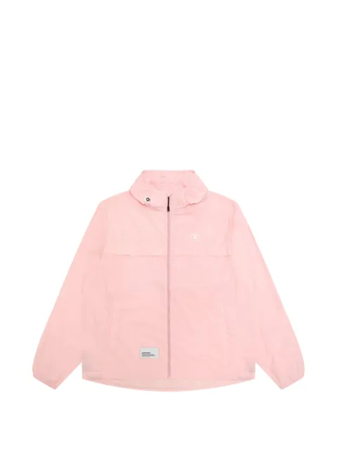 AAPE BY *A BATHING APE® logo-detail hooded jacket Pink ALJ7770XXQ