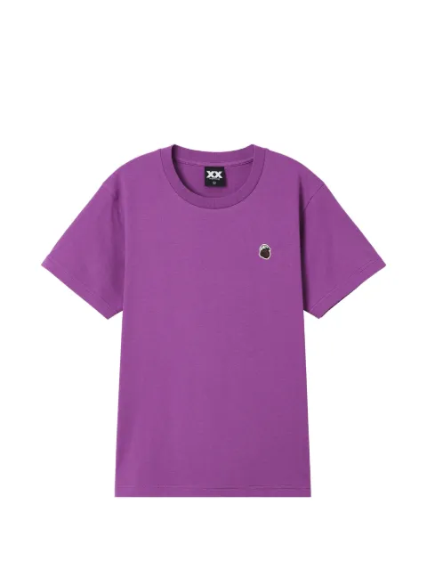 FINGERCROXX logo-patch T-shirt Purple FFXTEW01385X