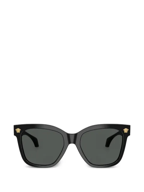 Versace Eyewear medallion square-frame sunglasses Black VE4511GB187