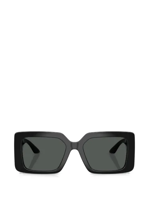 Versace Eyewear square-frame gold-tone sunglasses Black VE4505UGB187
