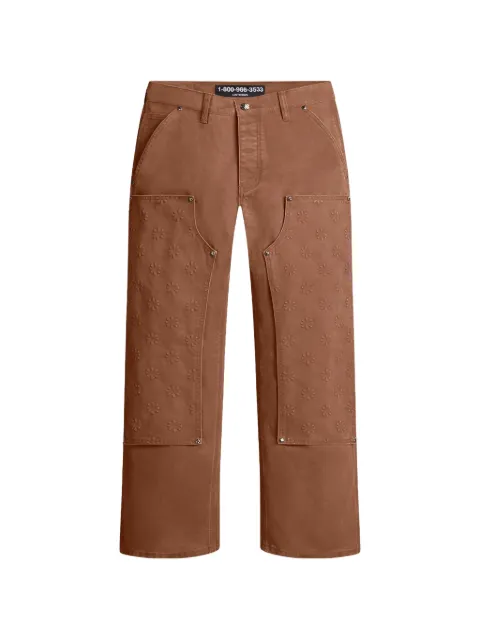 LOSTSHDWS detached double knee trousers Brown LST4422705