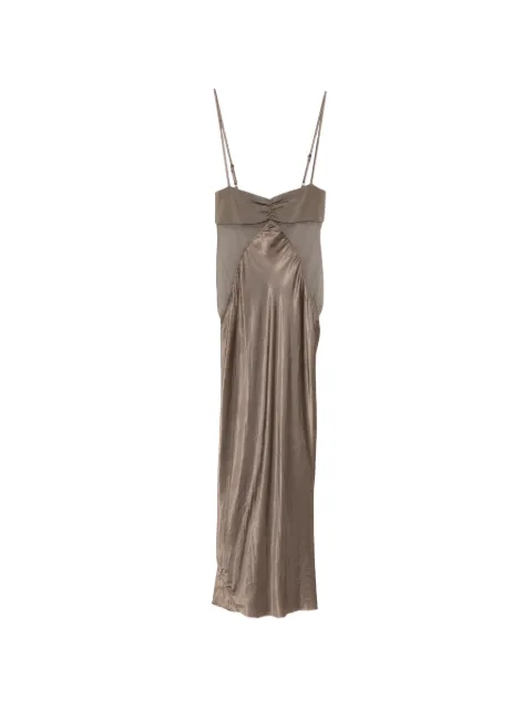 Rick Owens sheer panelled dress Neutrals RP01F6563JSVSN