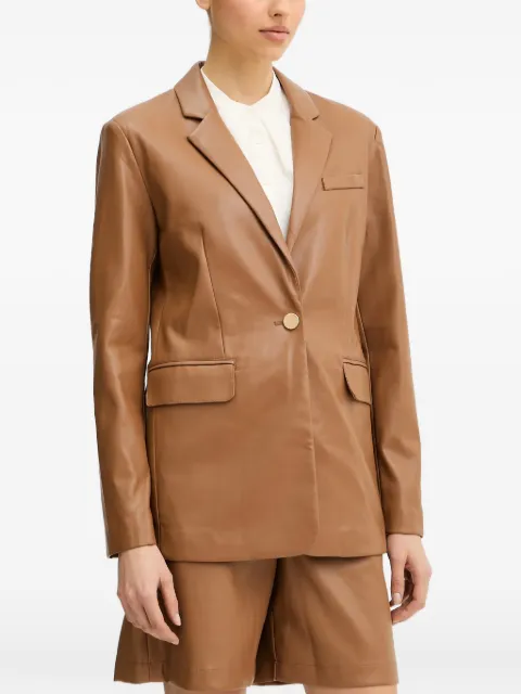 FRACOMINA notched-lapel blazer Brown FR26SJ3009P41101