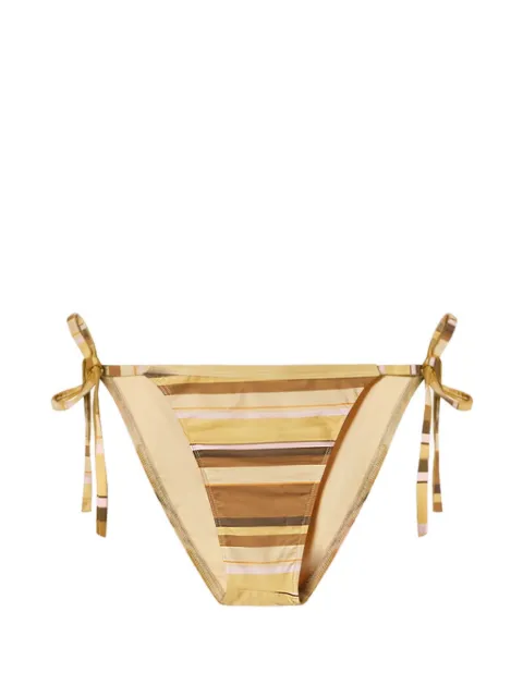 ISABEL MARANT Flaviana printed low-rise bikini bottoms Brown SL0019FAD2P01I