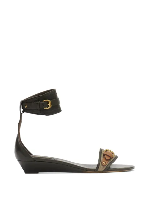 ISABEL MARANT Edony sandals Green SD0290FAD2B03S