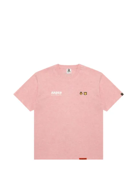 AAPE BY *A BATHING APE® graphic-print T-shirt Pink ATE1830XAQ