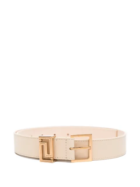 Versace Greca Goddess leather belt 3 cm Neutrals 1022358DV3T