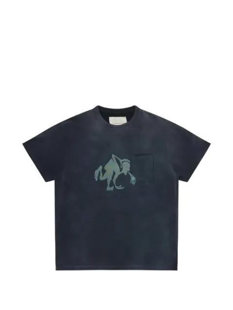 ERL chest-pocket T-shirt Blue ERL12T004