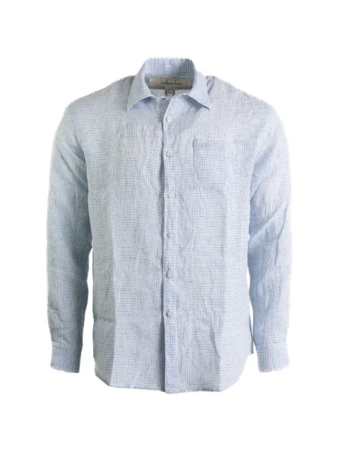 ERL check pocket shirt Blue ERL12B007BLUE
