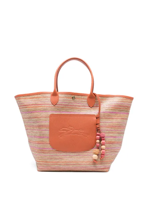 Longchamp Le Pliage Collection L basket tote bag Neutrals 10308HJCM36