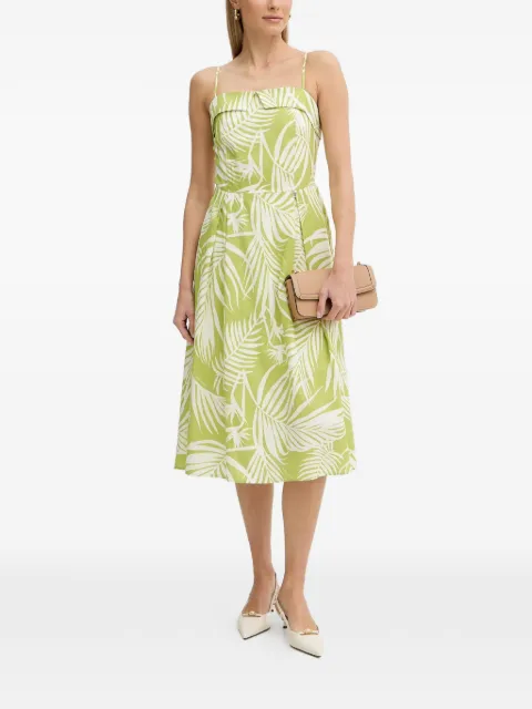 FRACOMINA square-neck floral-print midi dress Green FR26SD2020W835R8