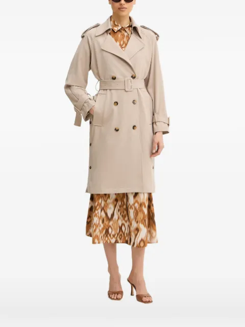 FRACOMINA belted double-breasted trench Neutrals FR26SC7002W45901