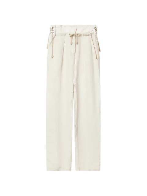 ISABEL MARANT Sharon drawstring trousers Neutrals PA0693FAD2F01I