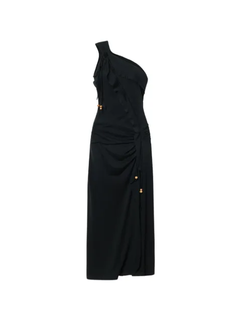 ISABEL MARANT Juliane ruffled one-shoulder midi dress Black RO1127FBD2K07I