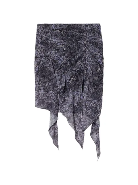 ISABEL MARANT Taylora skirt Black JU0492FAD2J05I