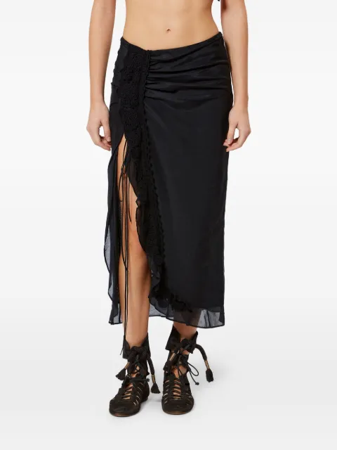 ISABEL MARANT Velina skirt Black JU0508FAD2J02I